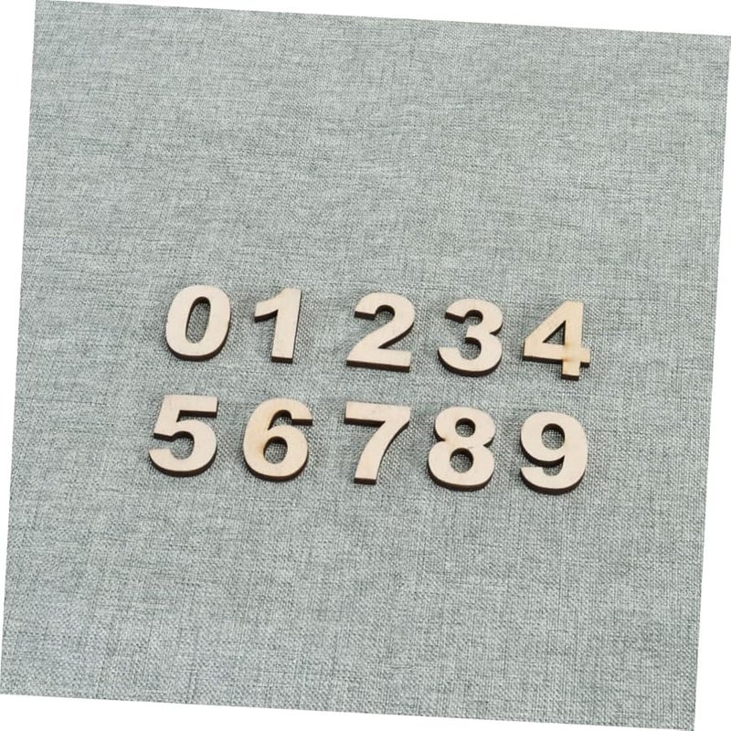 Self Adhesive Wooden Giant Number Decals for Charcuterie Board Photo Props - Image 2